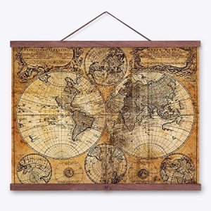 Los mejores mapas mundi vintage y retro.